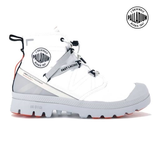 Bottes Palladium Pampa Travel Lite+ Imperméables Femme Blanche | FR MND396C